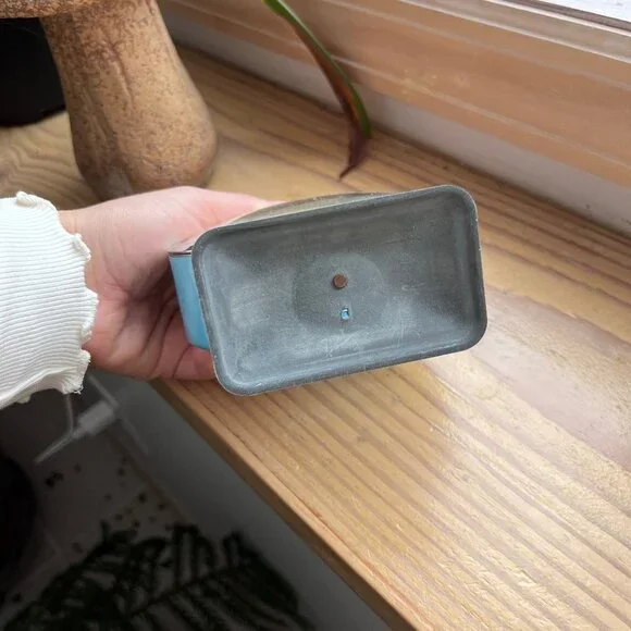 Vintage Walt Disney Bayard France Mechanical Alarm Clock Pluto Blue - Picture 4 of 4